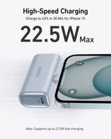 Anker Nano Power Bank (22.5W, Built-In USB-C Connector) - Anker - Flyclothing LLC