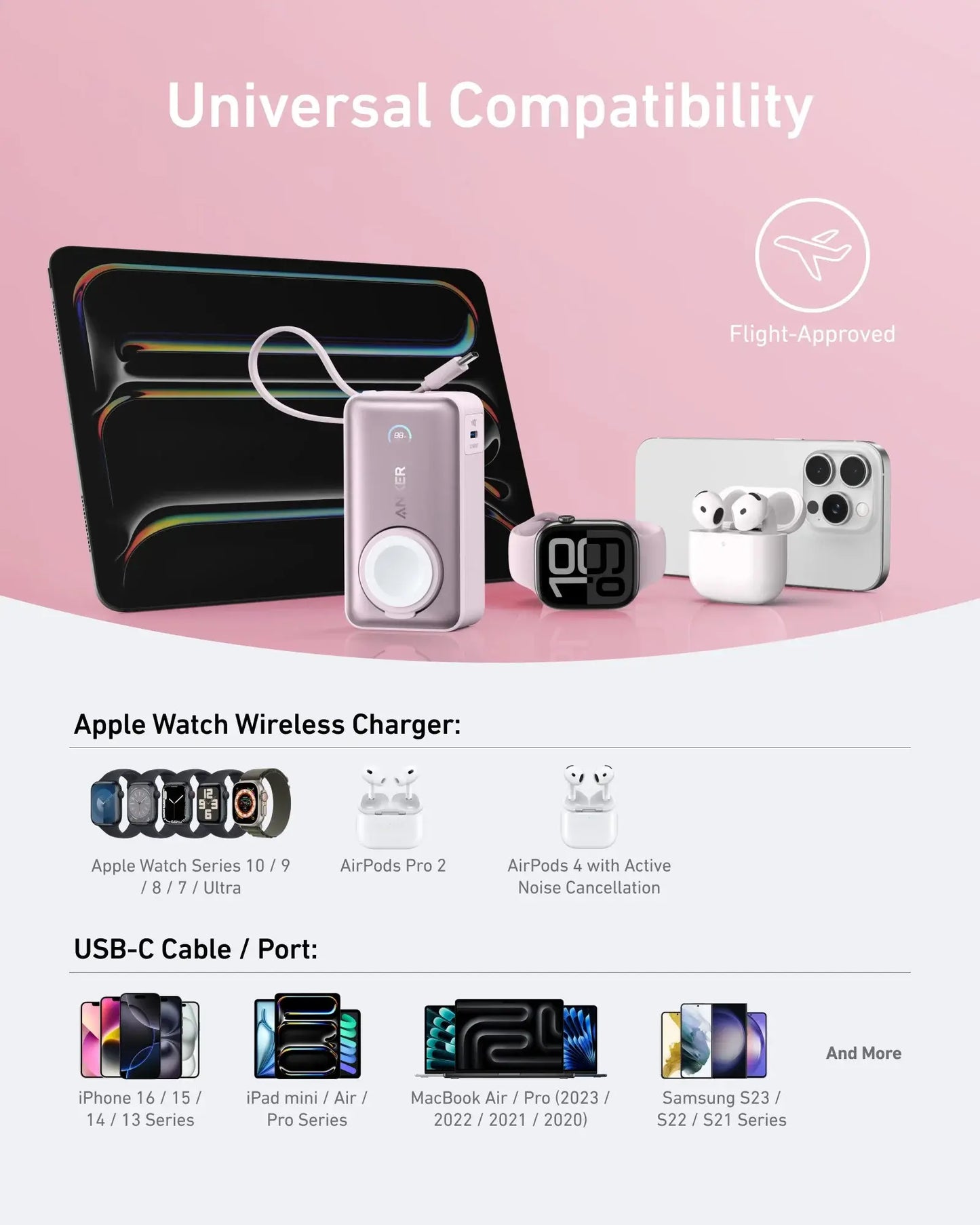 Anker MagGo Power Bank (10K, 35W, For Apple Watch) - Anker - Flyclothing LLC