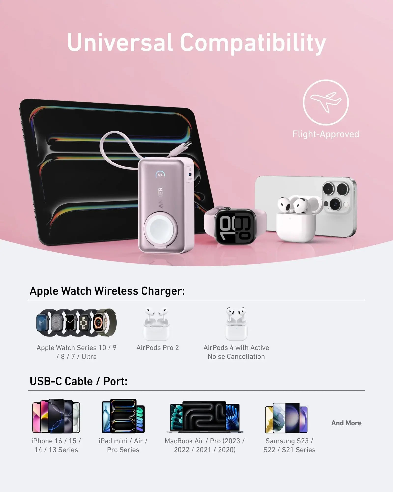 Anker MagGo Power Bank (10K, 35W, For Apple Watch) - Anker - Flyclothing LLC