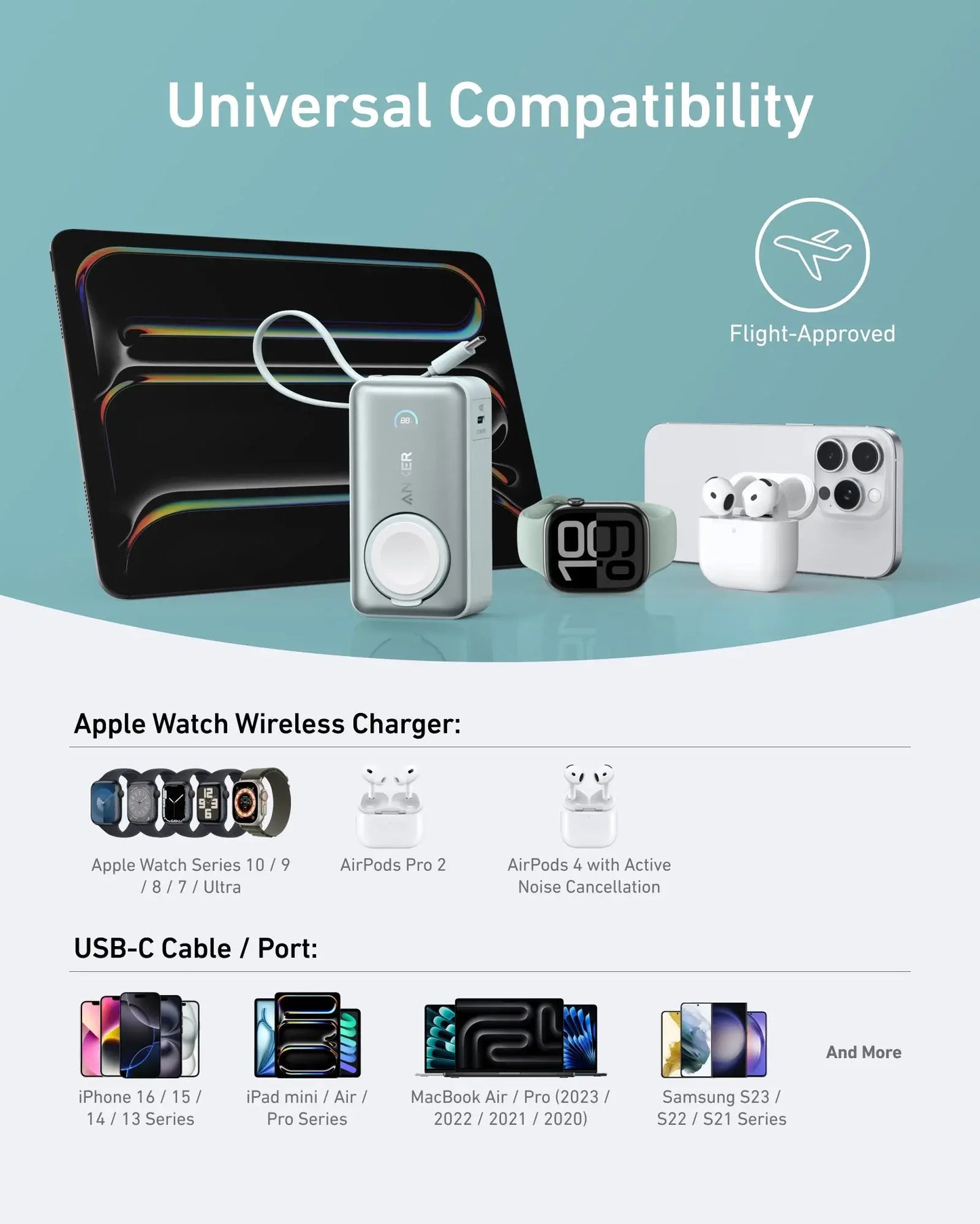 Anker MagGo Power Bank (10K, 35W, For Apple Watch) - Anker - Flyclothing LLC