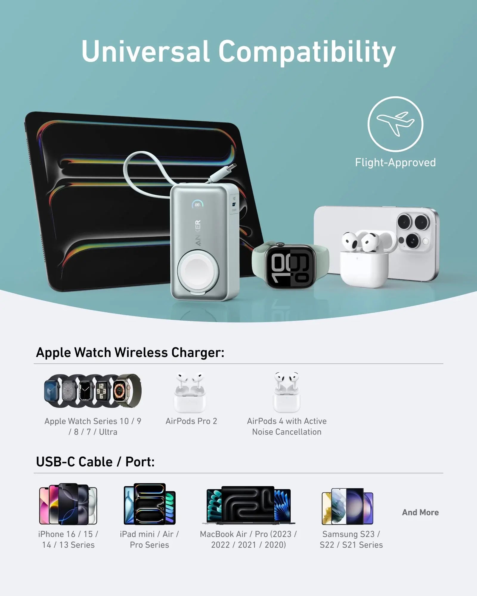 Anker MagGo Power Bank (10K, 35W, For Apple Watch) - Anker - Flyclothing LLC