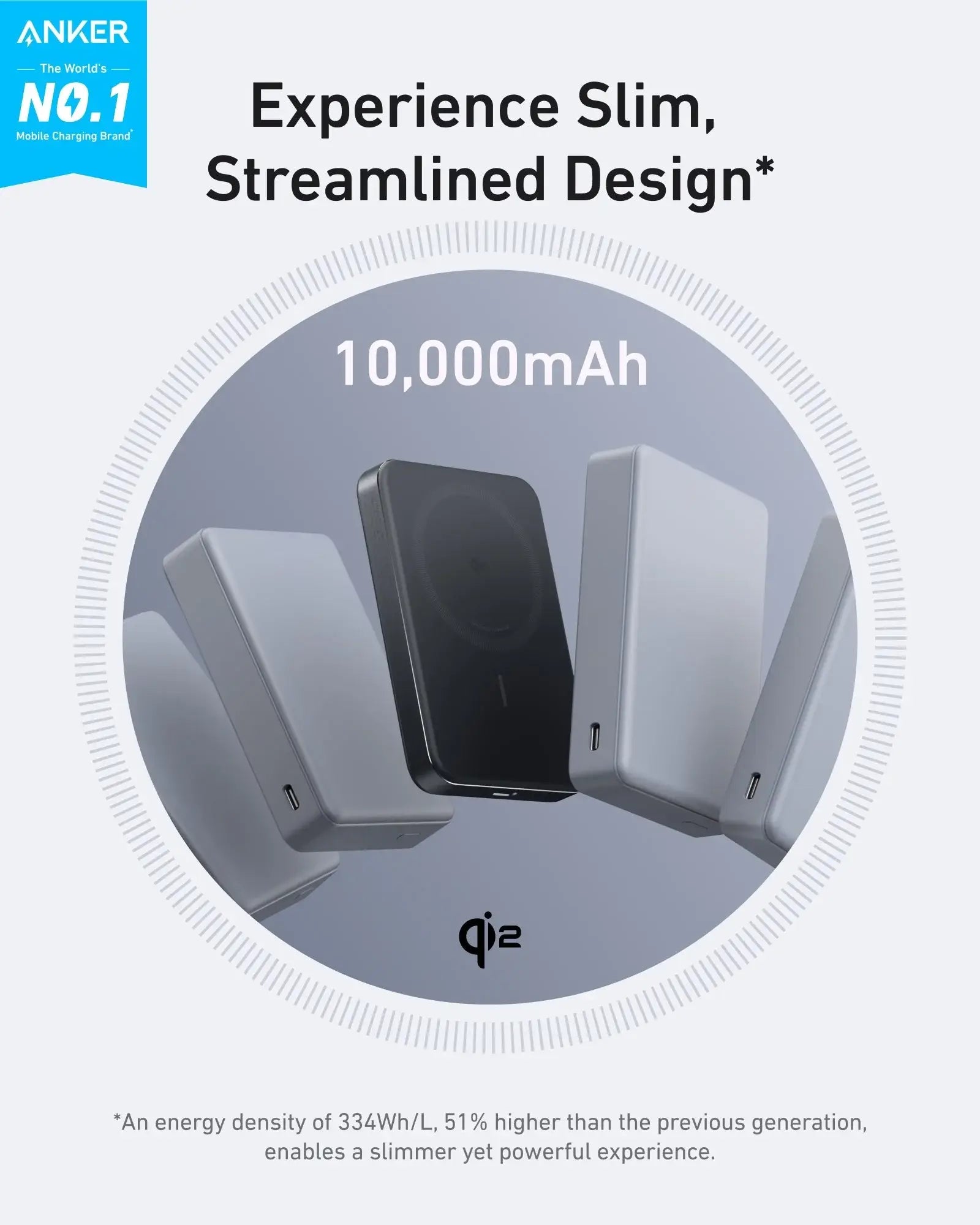 Anker MagGo Power Bank (10K, Slim) - Anker - Flyclothing LLC