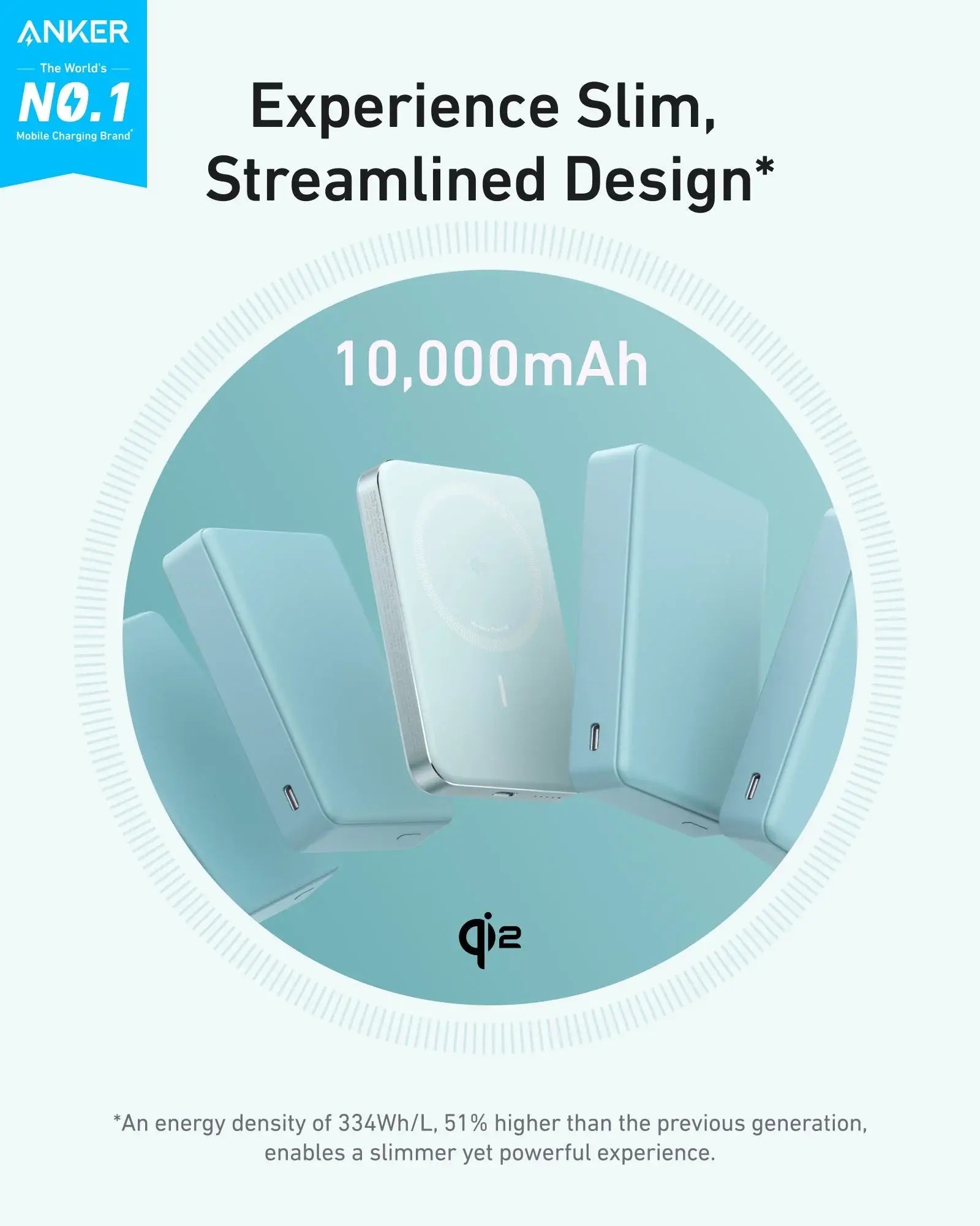 Anker MagGo Power Bank (10K, Slim) - Anker - Flyclothing LLC
