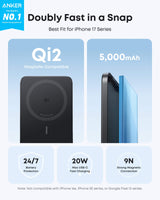 Anker Nano Power Bank (5K, MagGo, Slim) - Anker - Flyclothing LLC