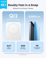 Anker Nano Power Bank (5K, MagGo, Slim) - Anker - Flyclothing LLC