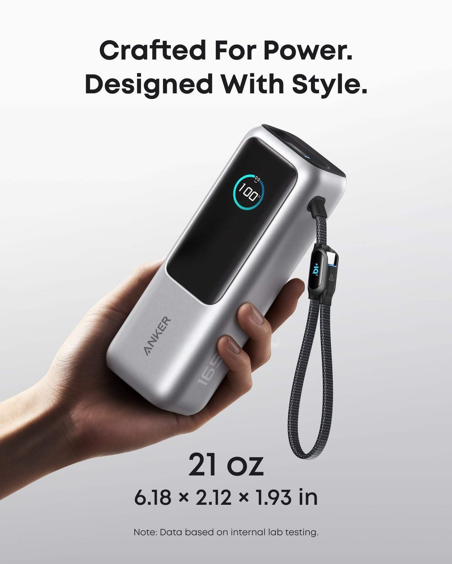 Anker Laptop Power Bank (25K, 165W, Built-In and Retractable Cables) - Anker - Flyclothing LLC