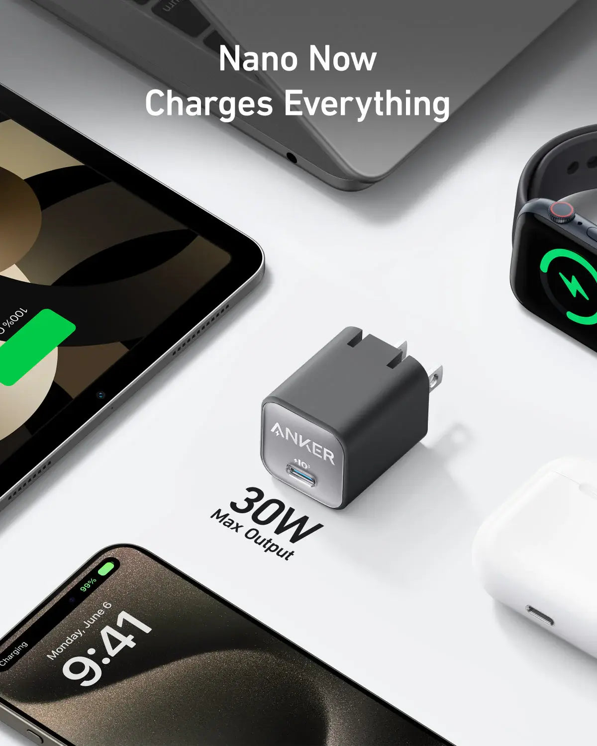 Anker Nano Charger (30W) - Anker - Flyclothing LLC