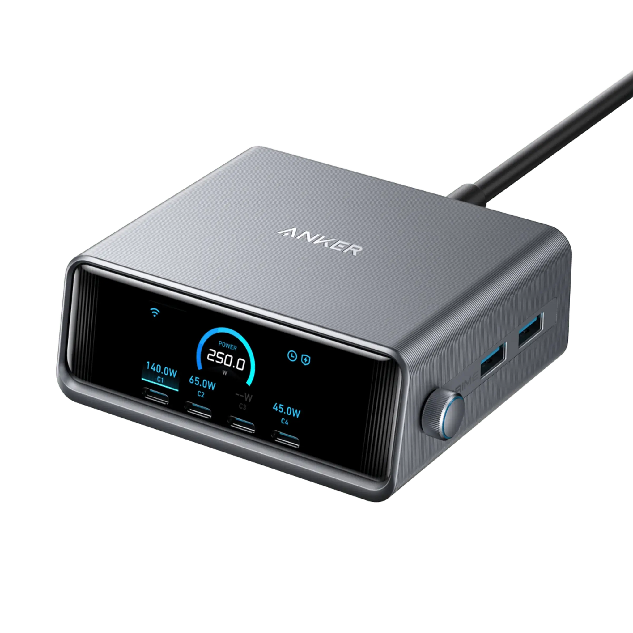 Anker Prime Charger (250W, 6 Ports, GaNPrime) - Anker - Flyclothing LLC