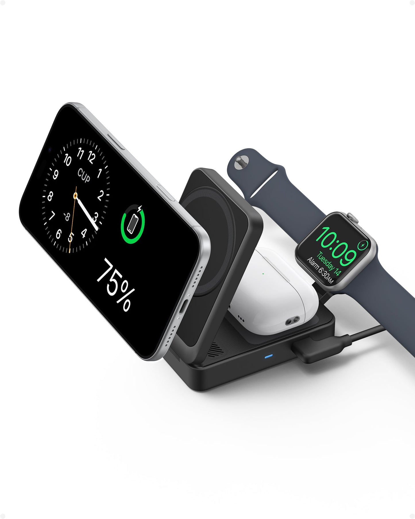 Anker MagGo Wireless Charging Station (Foldable 3-in-1) - Anker - Flyclothing LLC