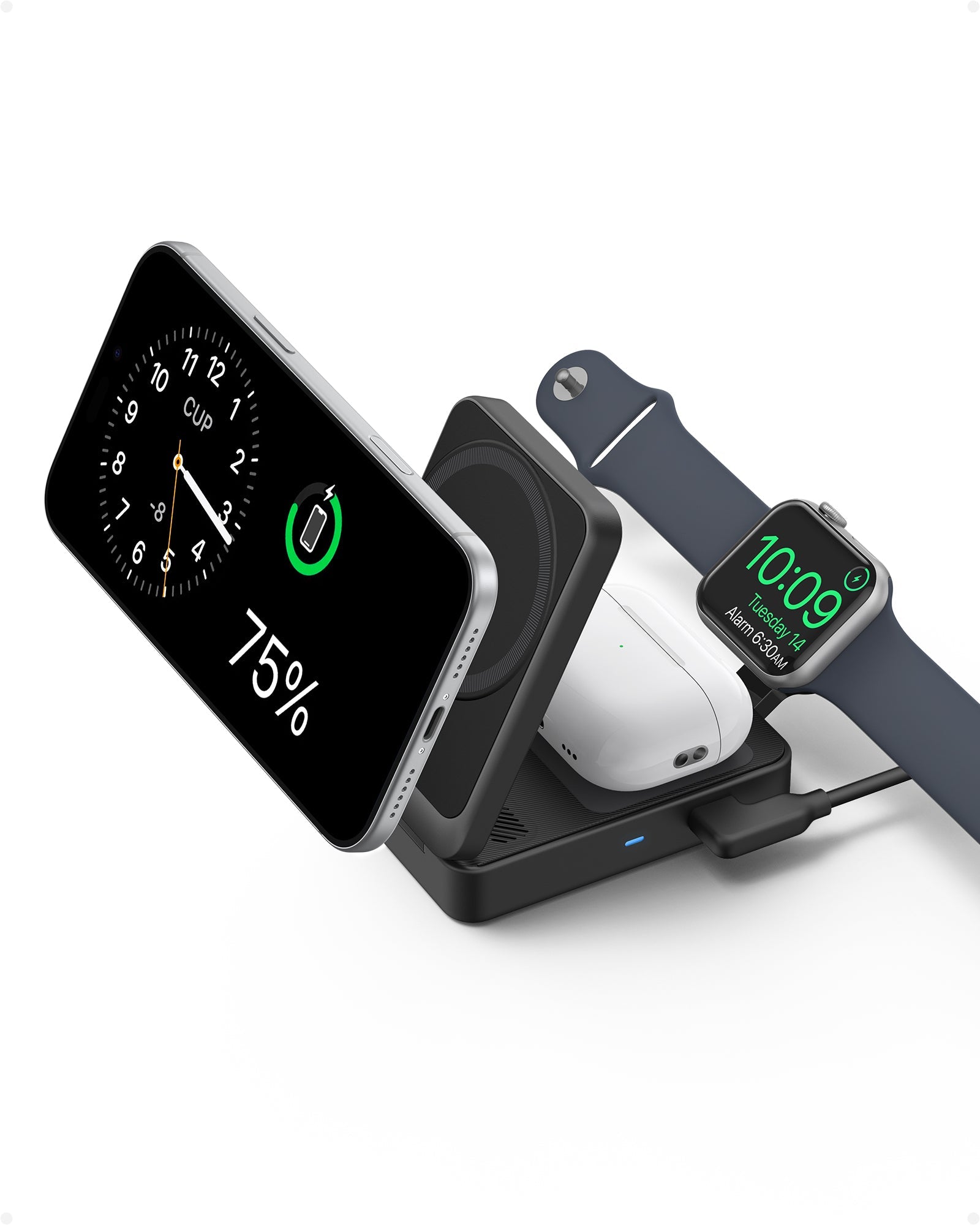 Anker MagGo Wireless Charging Station (Foldable 3-in-1) - Anker - Flyclothing LLC