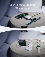 Anker MagGo Wireless Charging Station (3-in-1, Foldable Pad) - Anker - Flyclothing LLC