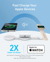 Anker MagGo Wireless Charging Station (3-in-1, Foldable Pad) - Anker - Flyclothing LLC