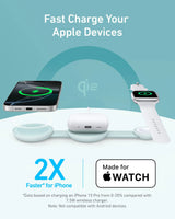 Anker MagGo Wireless Charging Station (3-in-1, Foldable Pad) - Anker - Flyclothing LLC
