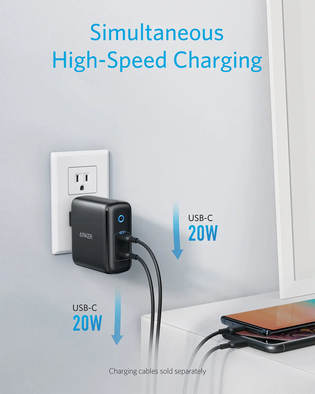 Anker <b>324</b> Charger (40W) - Anker - Flyclothing LLC