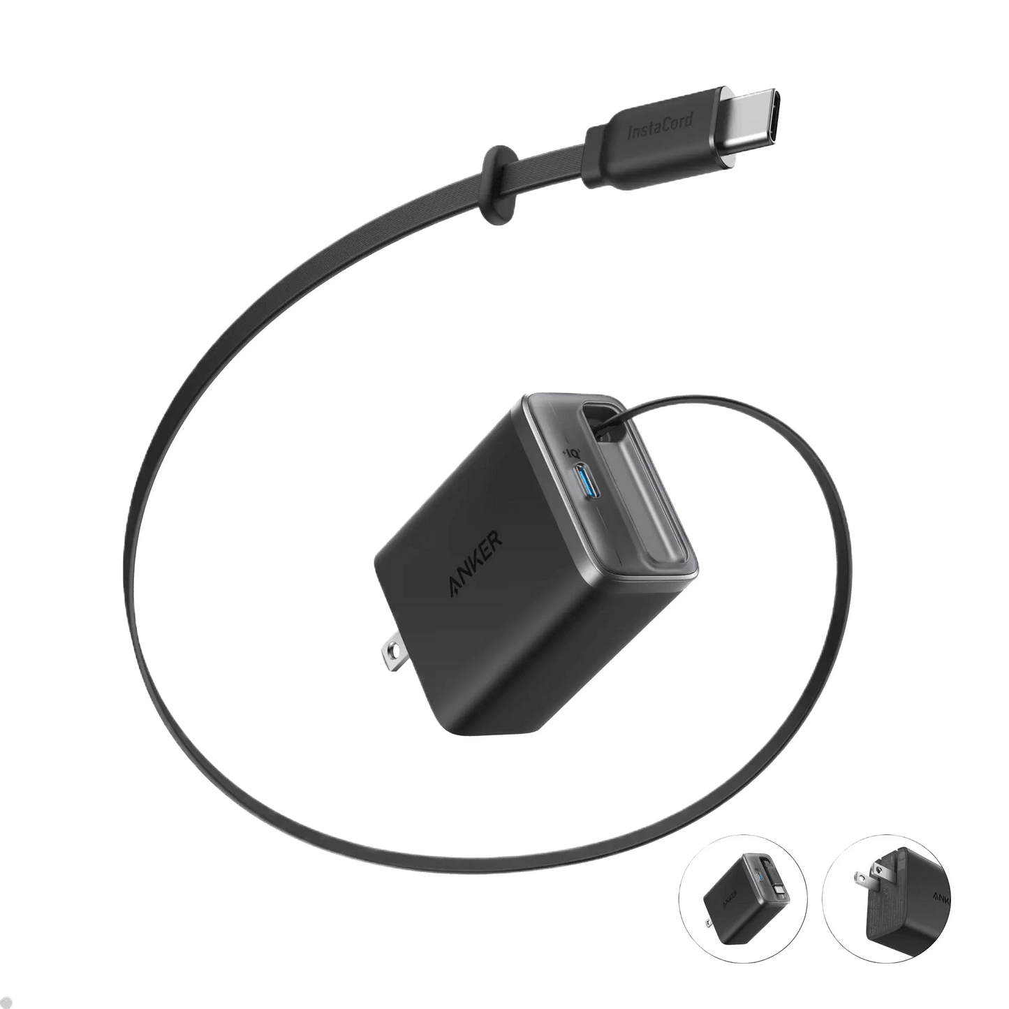 Anker Nano Charger (35W, Built-In Retractable USB-C Cable) - Anker - Flyclothing LLC