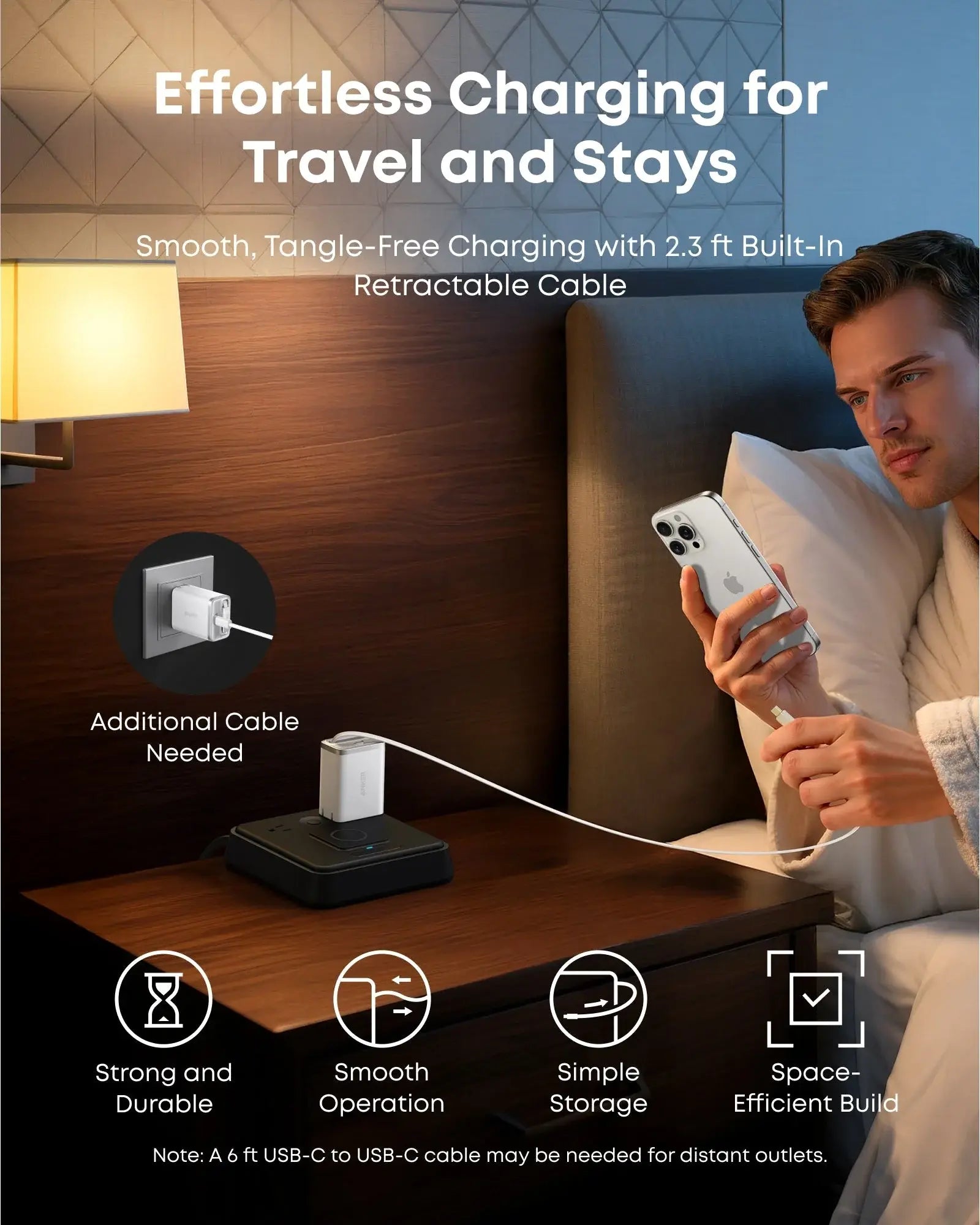 Anker Nano Charger (35W, Built-In Retractable USB-C Cable) - Anker - Flyclothing LLC