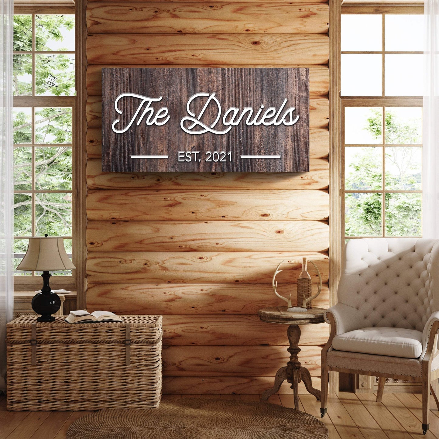 Family Name Sign IV - Tailored Canvases - Flyclothing LLC