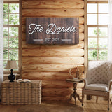 Family Name Sign IV - Tailored Canvases - Flyclothing LLC