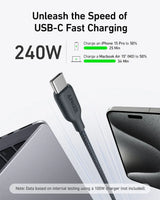 Anker <b>543</b> USB-C to USB-C Cable (Bio-Braided) - Anker - Flyclothing LLC