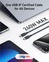 Anker <b>543</b> USB-C to USB-C Cable (Bio-Braided) - Anker - Flyclothing LLC