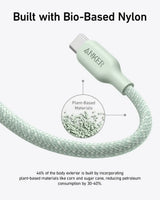 Anker <b>543</b> USB-C to USB-C Cable (Bio-Braided) - Anker - Flyclothing LLC