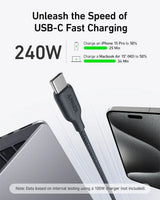 Anker <b>543</b> USB-C to USB-C Cable (Bio-Braided) - Anker - Flyclothing LLC