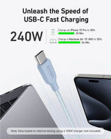 Anker <b>543</b> USB-C to USB-C Cable (Bio-Braided) - Anker - Flyclothing LLC