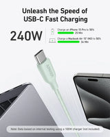 Anker <b>543</b> USB-C to USB-C Cable (Bio-Braided) - Anker - Flyclothing LLC