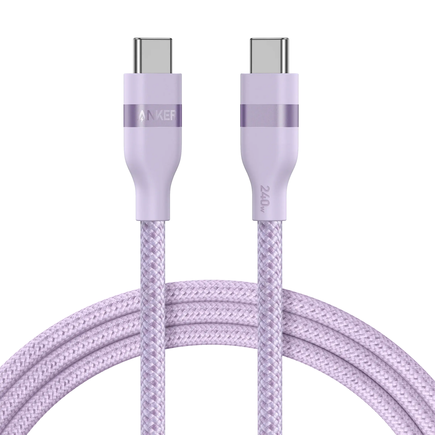 Anker USB-C to USB-C Cable (3 ft / 6 ft, 240W, Upcycled-Braided) - Anker - Flyclothing LLC