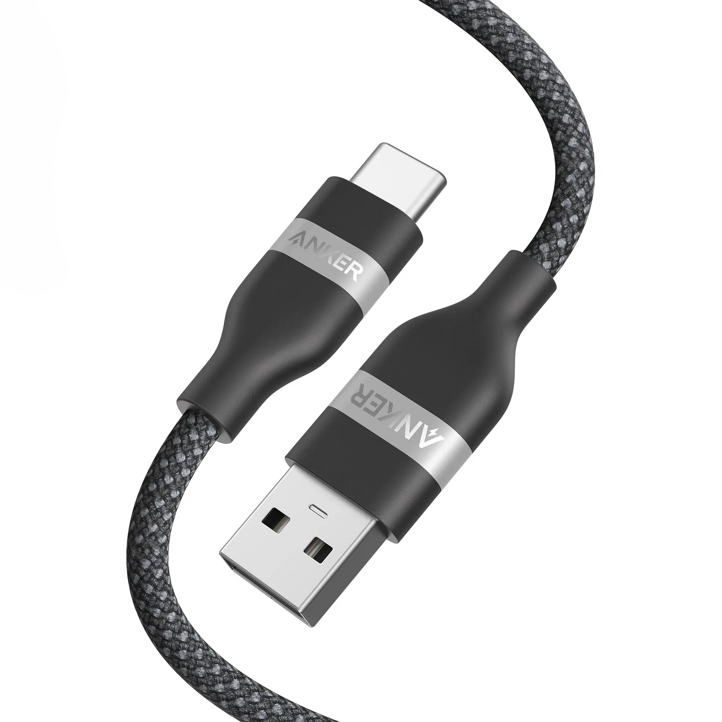 Anker USB-A to USB-C Cable (3 ft / 6 ft, Upcycled-Braided) - Anker - Flyclothing LLC
