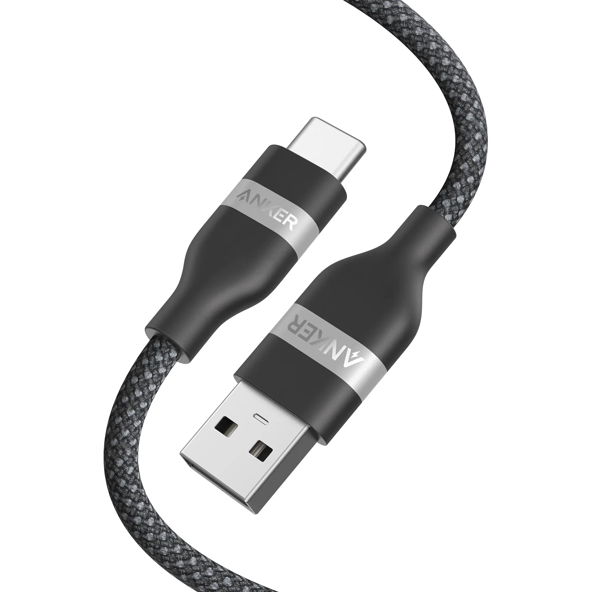 Anker USB-A to USB-C Cable (3 ft / 6 ft, Upcycled-Braided) - Anker - Flyclothing LLC