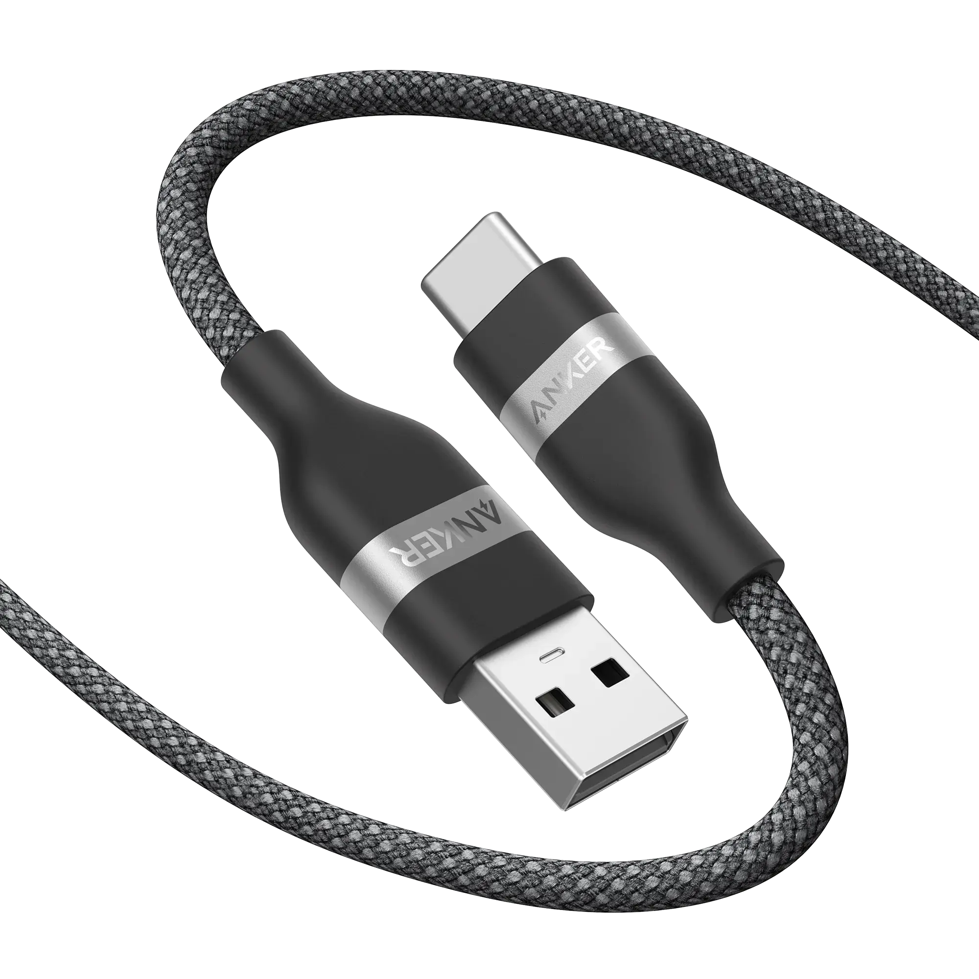 Anker USB-A to USB-C Cable (3 ft / 6 ft, Upcycled-Braided) - Anker - Flyclothing LLC