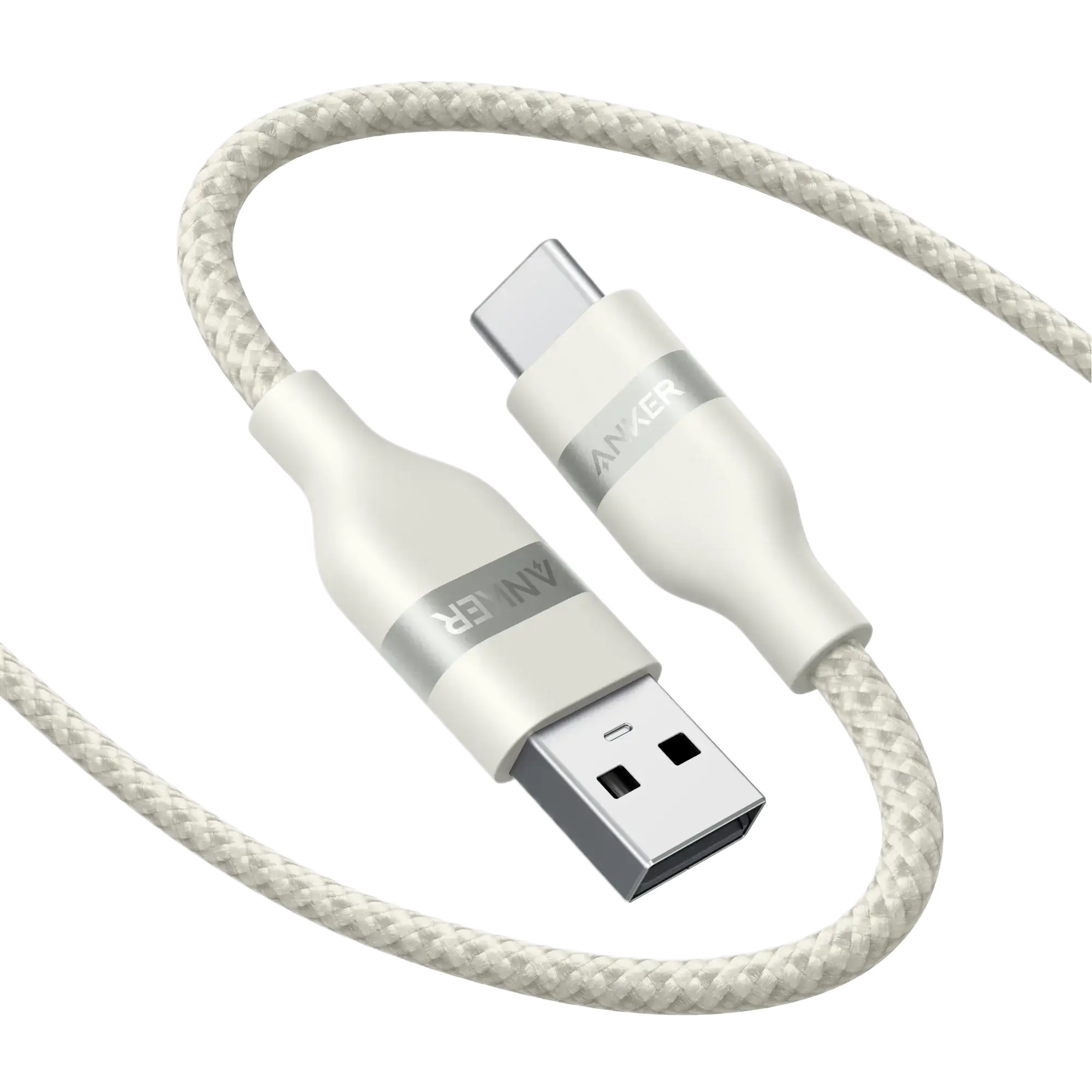 Anker USB-A to USB-C Cable (3 ft / 6 ft, Upcycled-Braided) - Anker - Flyclothing LLC