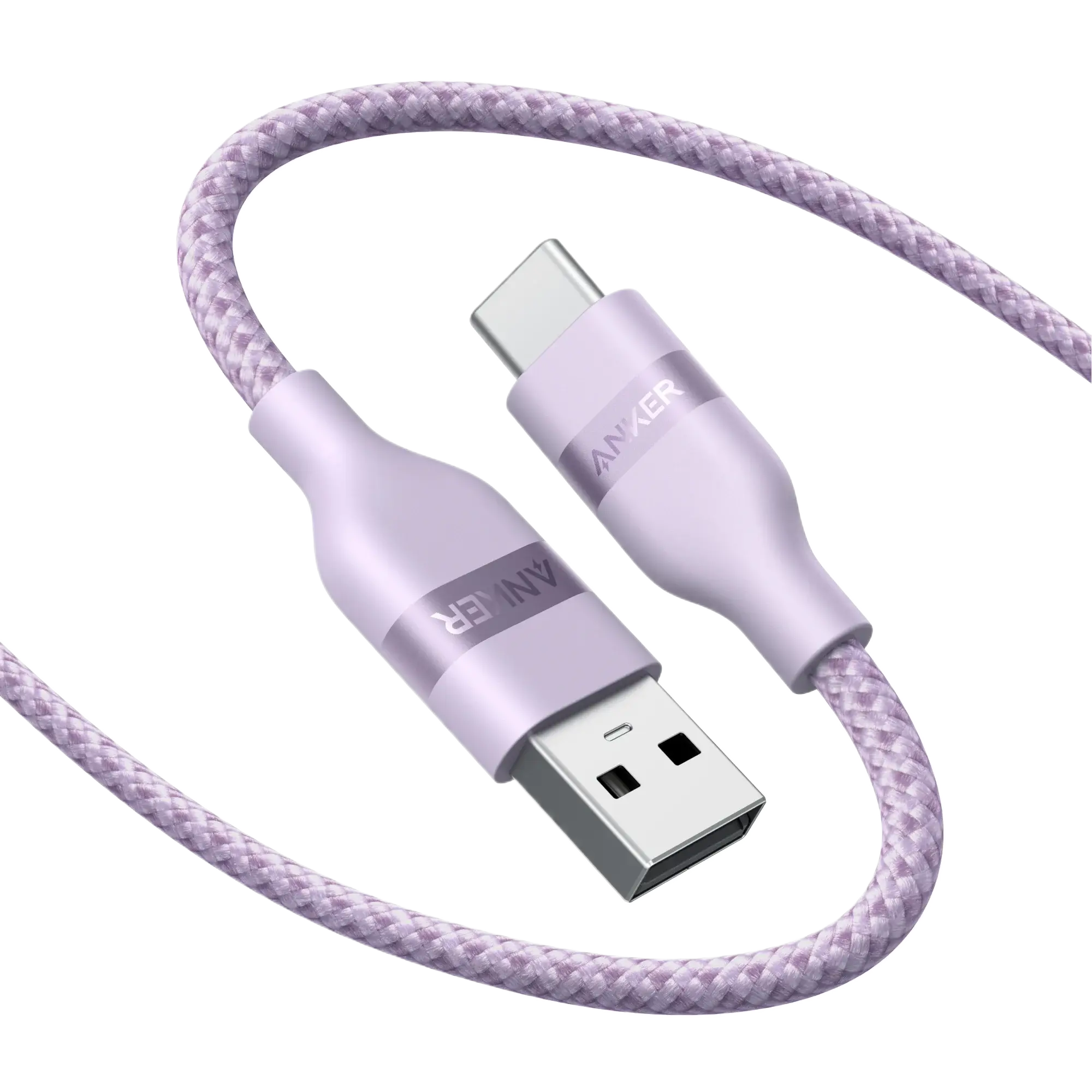 Anker USB-A to USB-C Cable (3 ft / 6 ft, Upcycled-Braided) - Anker - Flyclothing LLC