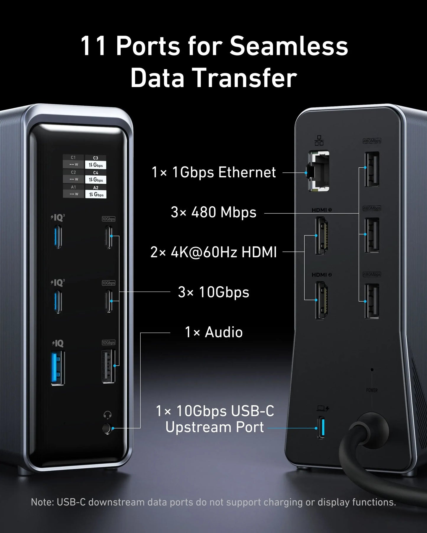 Anker Prime Charging Docking Station (14-in-1, Dual Display, 160W) - Anker - Flyclothing LLC