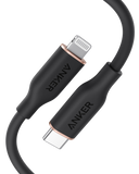 Anker <b>641</b> USB-C to Lightning Cable (Flow, 3 ft Silicone)