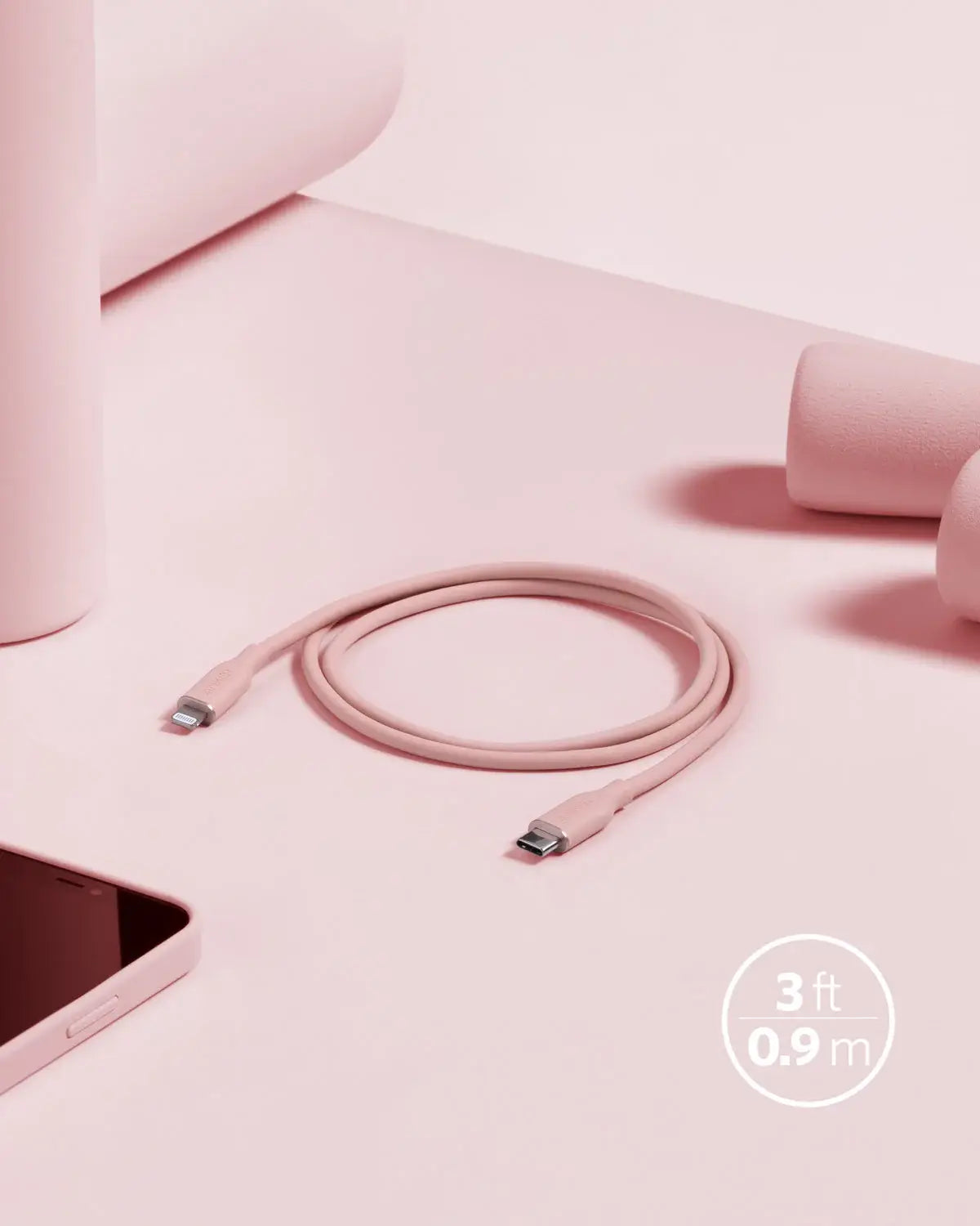 Anker <b>641</b> USB-C to Lightning Cable (Flow, 3 ft Silicone) - Anker - Flyclothing LLC