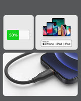Anker <b>641</b> USB-C to Lightning Cable (Flow, 3 ft Silicone) - Anker - Flyclothing LLC