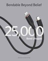 Anker <b>641</b> USB-C to Lightning Cable (Flow, 3 ft Silicone) - Anker - Flyclothing LLC
