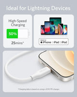 Anker <b>641</b> USB-C to Lightning Cable (Flow, 3 ft Silicone) - Anker - Flyclothing LLC