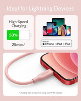 Anker <b>641</b> USB-C to Lightning Cable (Flow, 3 ft Silicone) - Anker - Flyclothing LLC