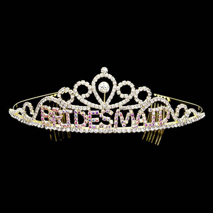 Bridesmaid Rhinestone Pave Party Tiara - Madeline Love - Flyclothing LLC