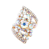 Bubble Stone Cluster Stretch Ring - Madeline Love - Flyclothing LLC