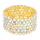 Bubble Stone Stretch Evening Bracelet - Madeline Love - Flyclothing LLC