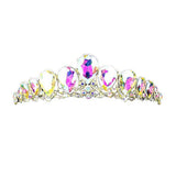 Crystal Glass Teardrop Cluster Princess Tiara - Madeline Love - Flyclothing LLC