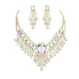 Glass Stone Ephemeral Wings Necklace - Madeline Love - Flyclothing LLC