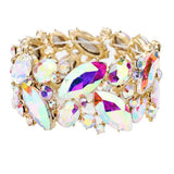 Marquise Crystal Stretch Evening Bracelet - Madeline Love - Flyclothing LLC