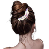 Marquise Stone Cluster Hair Comb - Madeline Love - Flyclothing LLC