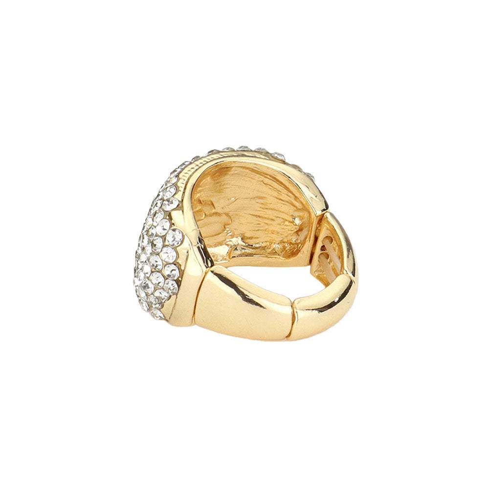 Rhinestone Embellished Stretch Ring - Madeline Love - Flyclothing LLC