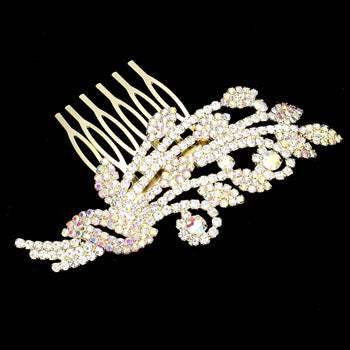 Rhinestone Sprout Hair Comb - Madeline Love - Flyclothing LLC